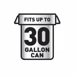 Glad ForceFlexPlus 30 Gallon Black Drawstring Large Outdoor Trash Bags, 50-Count (2-Pack) thumbnail 4
