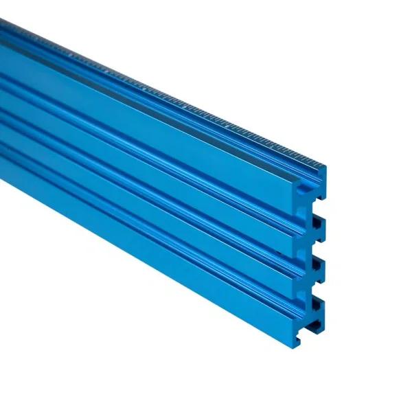 POWERTEC 24 in. Aluminum Multi T-Track Fence for Woodworking Jigs and Fixtures