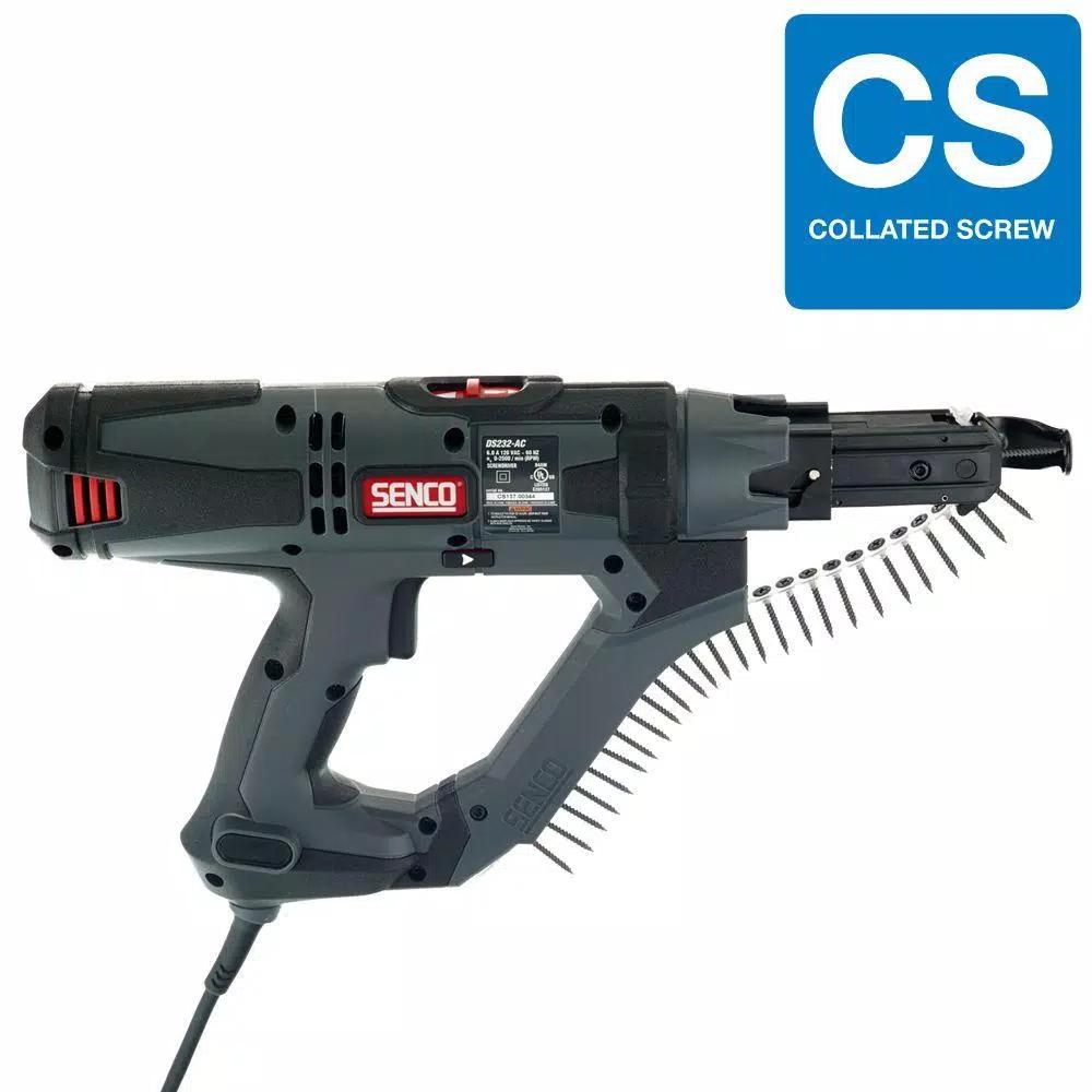Senco DS232-AC 2 in. Corded Screw Gun, 2,500 RPM High Torque Power Tool