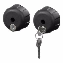CURT Tray-Style Bike Rack Locking Knobs Replacement Set (2-Pack) thumbnail 2