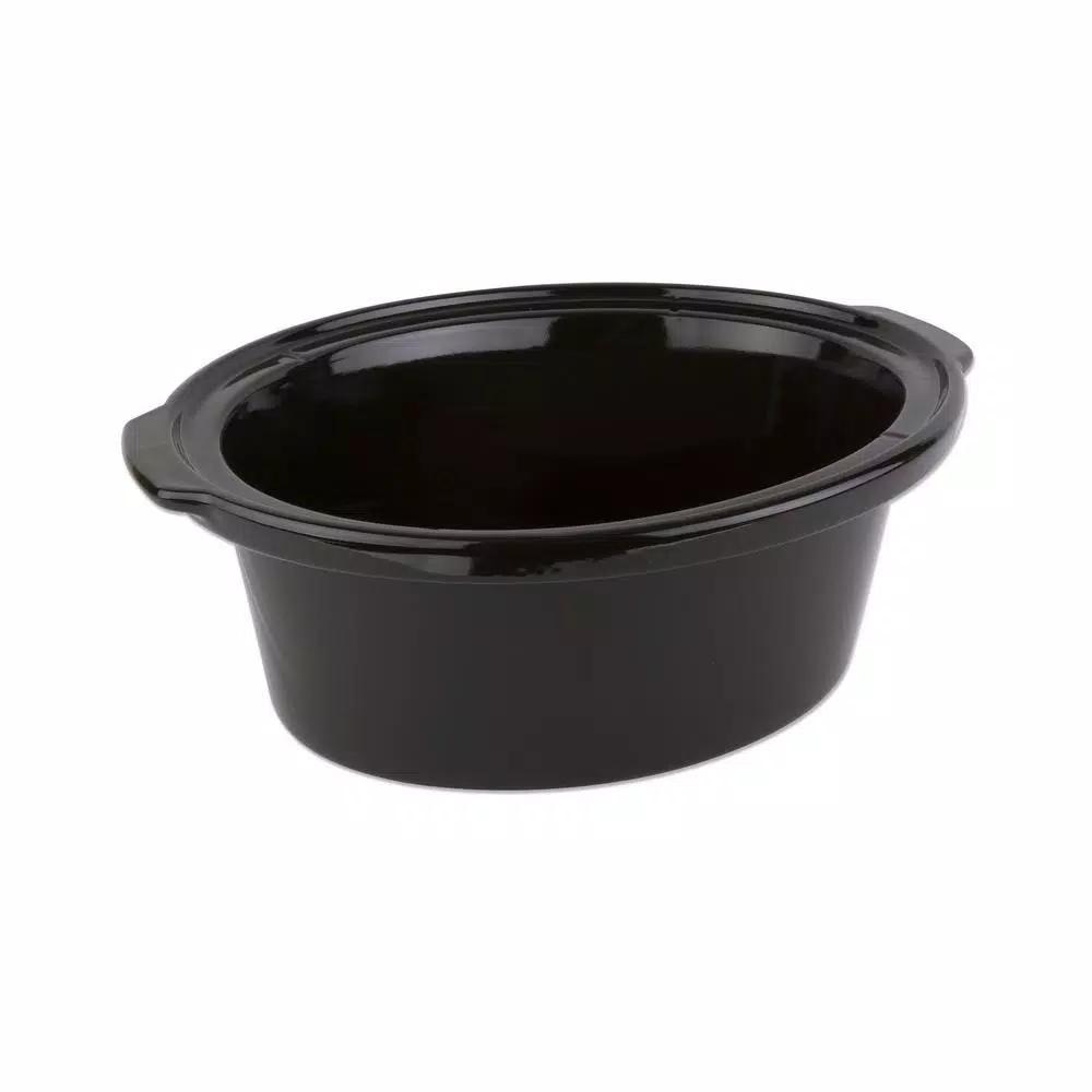 Euro Cuisine 6 Qt. Copper Electric Digital Slow Cooker with Programmable Timer and Hinged Glass Lid