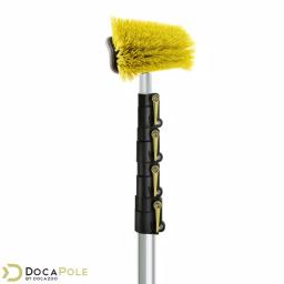 DocaPole Hard Bristle Scrub Brush Kit with 30 ft. Telescopic Extension Pole thumbnail 2