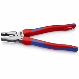 KNIPEX 9 in. High Leverage Combination Pliers with Dual-Component Comfort Grips and Tether Attachment thumbnail 3