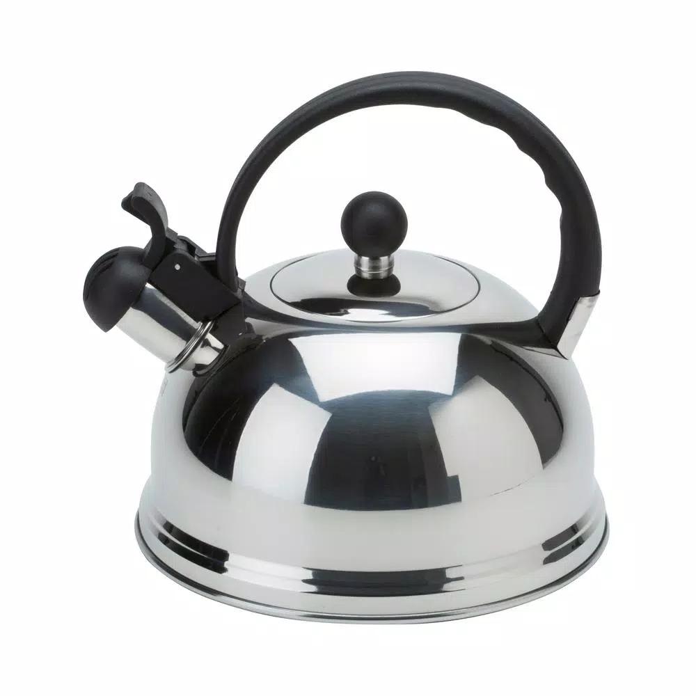 Kitchen Details Kitchen Detail 10-Cup Stainless Steel Tea Kettle with Whistling Spout