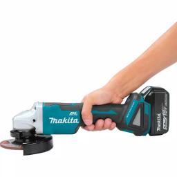 Makita 18V LXT Brushless 5" Angle Grinder Kit with 5.0Ah Battery & Charger thumbnail 11