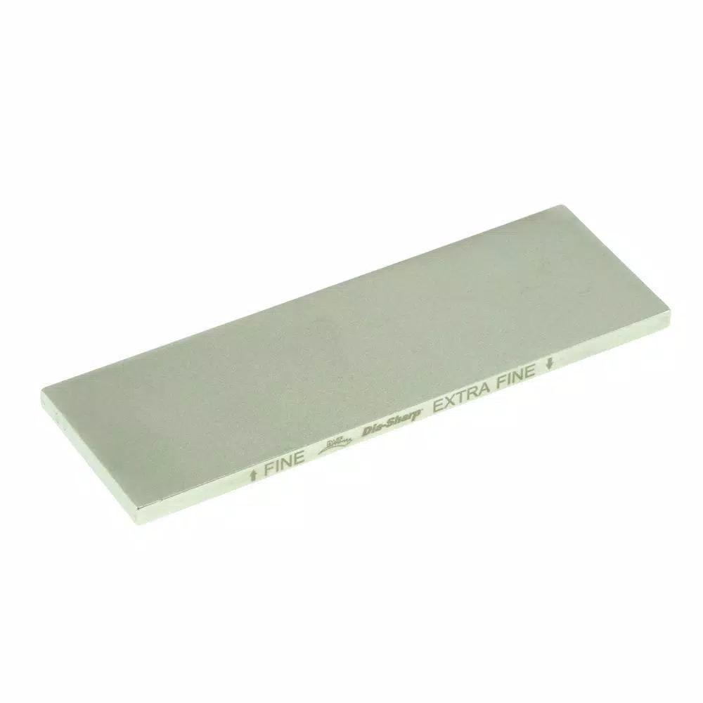 DMT 6 in. Dia-Sharp Double Sided Diamond Bench Stone, Extra Fine & Fine