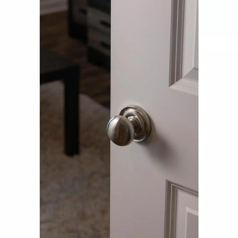 Delaney Hardware Solid Zinc Single Dummy Knob, Satin Nickel