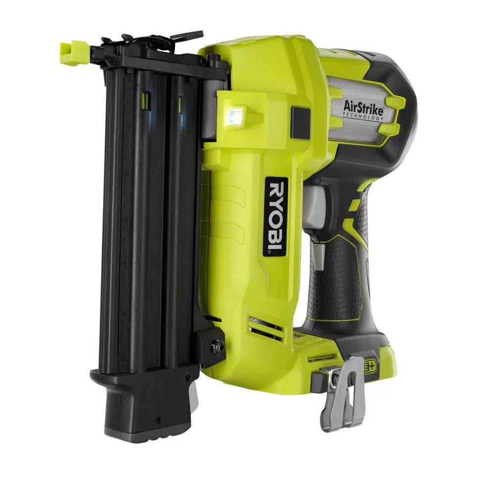 RYOBI 18V ONE+ AirStrike 18-Gauge Brad Nailer and 16-Gauge Finish Nailer 2-Tool Combo Kit