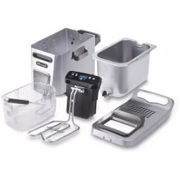 DeLonghi De'Longhi Livenza Dual Zone 4.5L Stainless Steel Deep Fryer with Easy Clean Drain System thumbnail 3