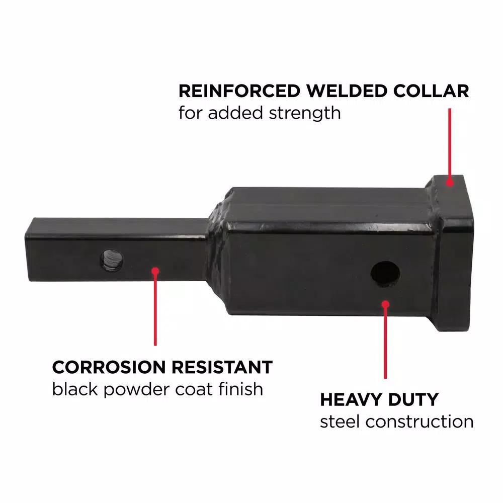 TowSmart Class II to Class III Receiver Adapter - 1-1/4 in Steel Hitch Adapter