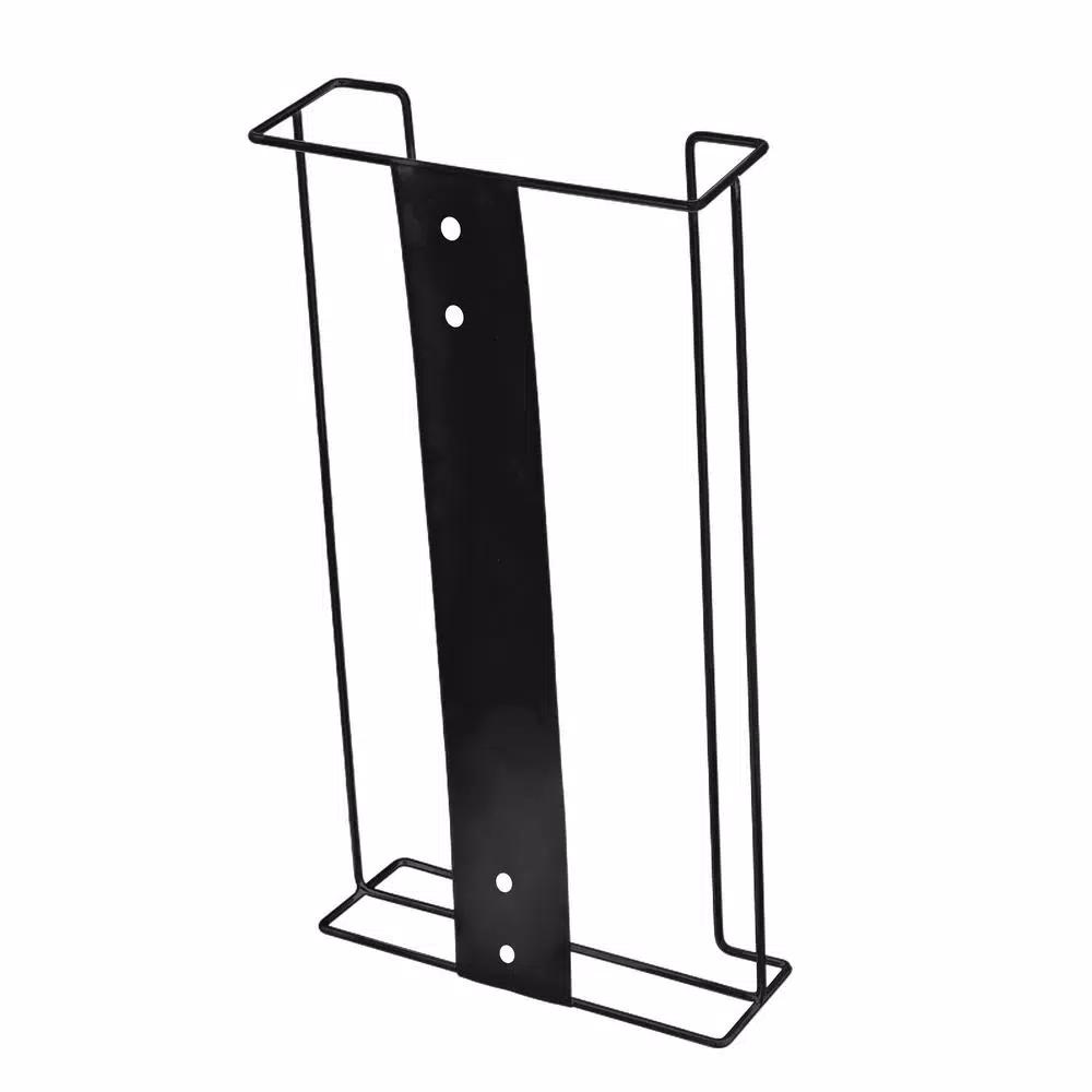 Alpine Industries Quad Capacity Wire Wall Mount Glove Box Dispenser, Black