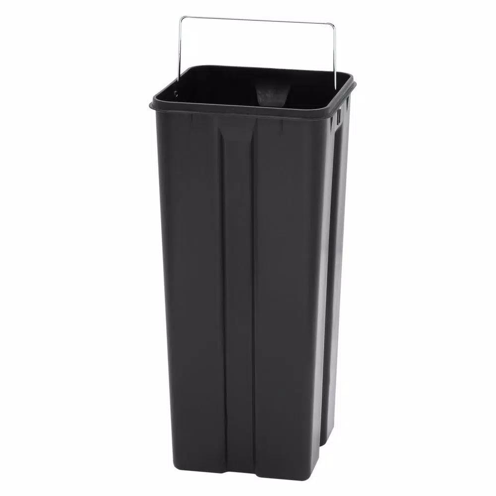 Step N' Sort 16-Gallon 2-Compartment Stainless Steel Trash Can and Recycling Bin