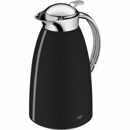 Alfi Gusto Glass Vacuum Carafe, 1.06 Qt. Black Lacquered Metal Thermal Server thumbnail 1