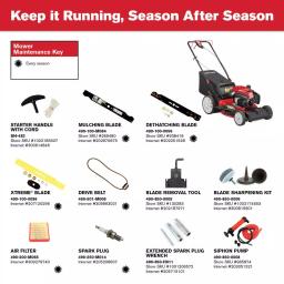 Troy-Bilt 21 in. 159 cc Gas Self-Propelled Walk Behind Lawn Mower with TriAction Cutting System thumbnail 2