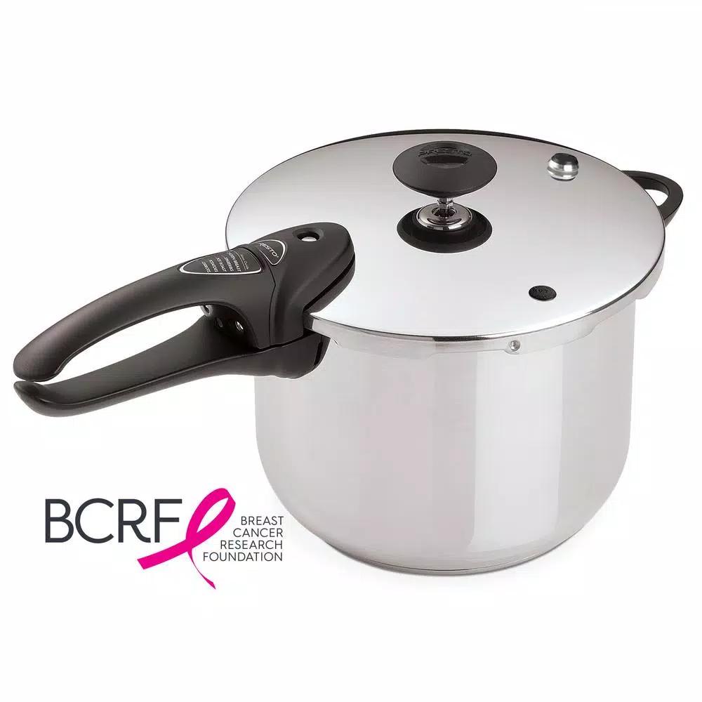 Presto 6 Qt. Stainless Steel Stovetop Pressure Cooker with Tri-Clad Base