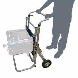 POWERTEC Rolling Foldable Table Saw Stand with 330 lb Capacity and 8-inch Wheels thumbnail 7