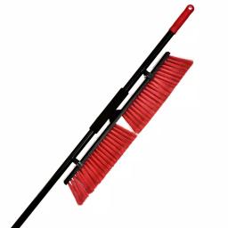 Alpine Industries 24 in. Red Indoor Outdoor Push Broom, 3-Pack thumbnail 4