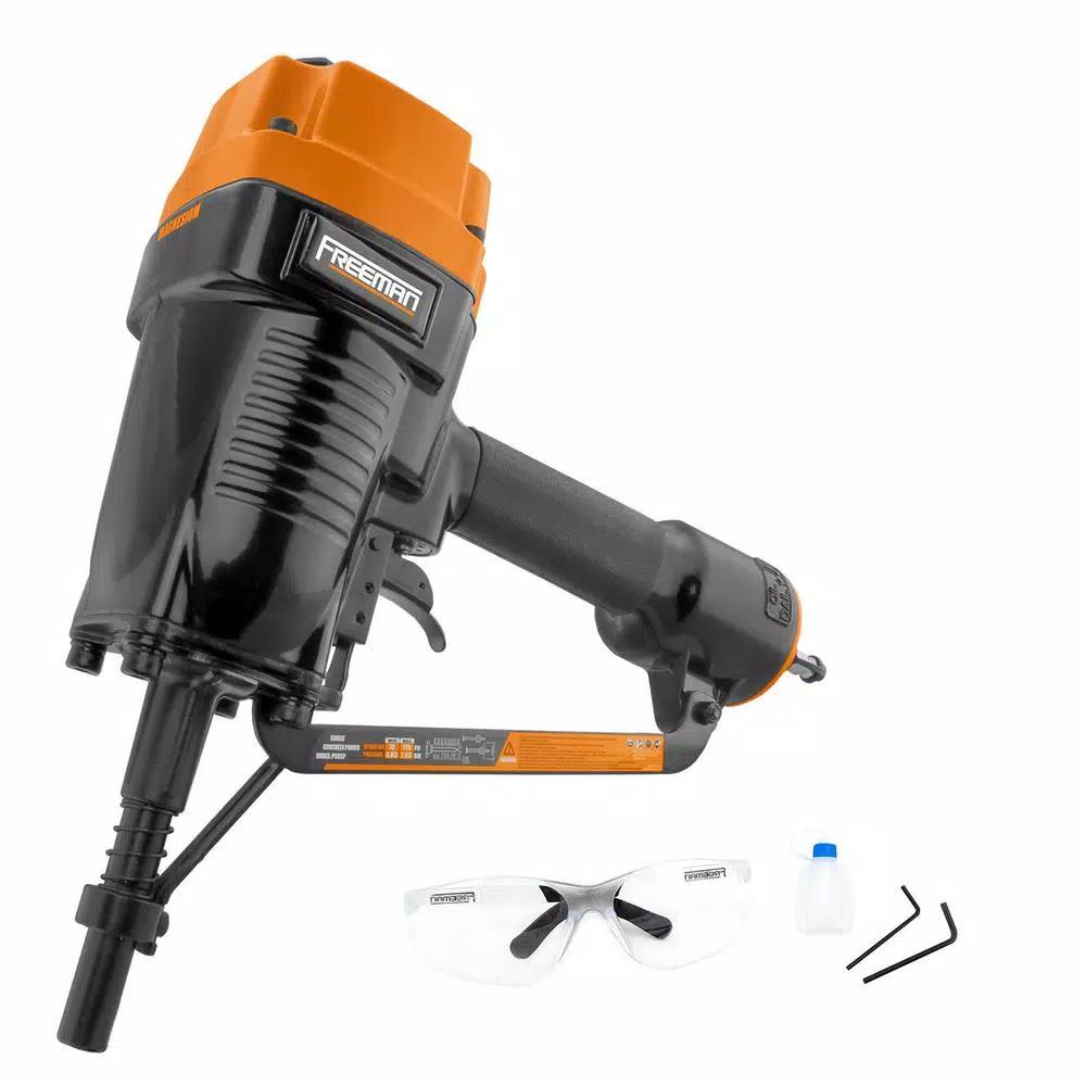 Freeman PSSCP 3 in. Pneumatic Single Pin Concrete Nailer with Blow Molded Case
