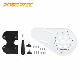 POWERTEC Universal Router Plate with Reversible Fence Kit for Edge Routing and Template Work thumbnail 2