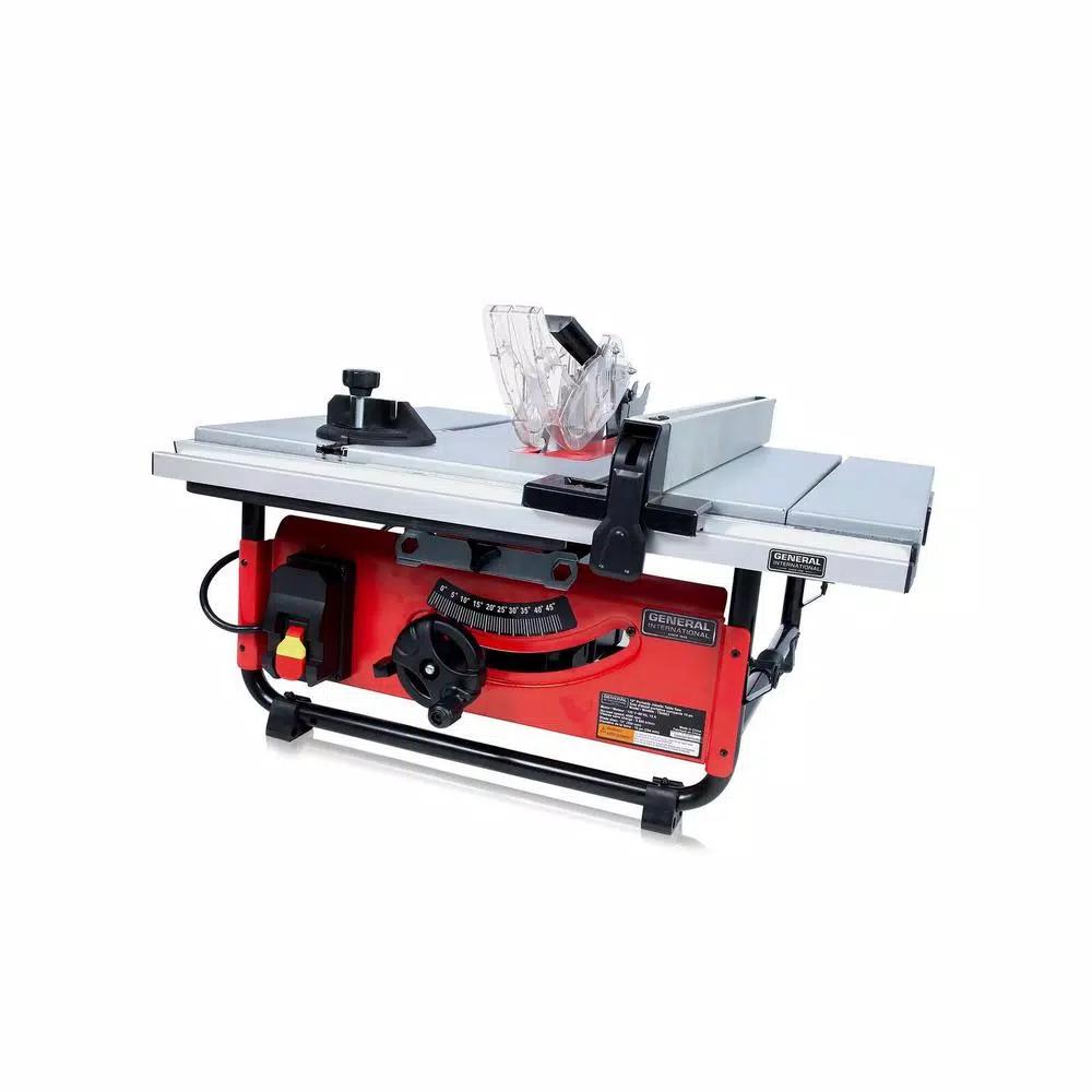 General International 10 in. 15 Amp Commercial Benchtop Table Saw