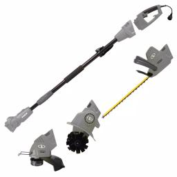 Sun Joe 4.5 Amp Electric Multi-Tool Lawn Care System with String Trimmer, Hedge Trimmer, and Tiller thumbnail 1