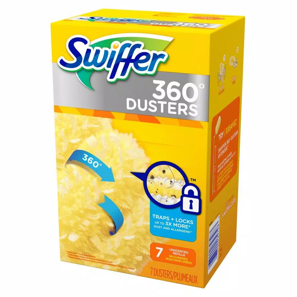 Swiffer Dusters Unscented Disposable Refills, 4 Pack (7-Count Each)