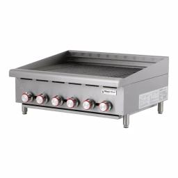 Magic Chef 36 in. Commercial Countertop Radiant Char Broiler, Stainless Steel thumbnail 2