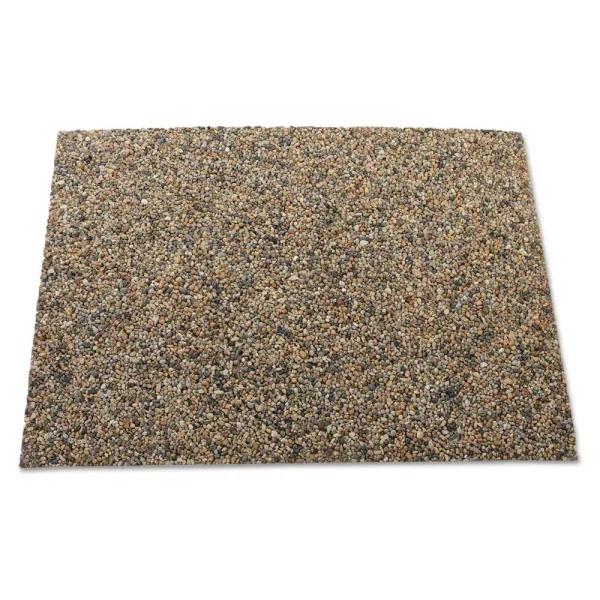 Rubbermaid Commercial Products Rubbermaid Commercial Landmark Series Stone River Rock Panels for 35 Gal. Containers (Case of 4)