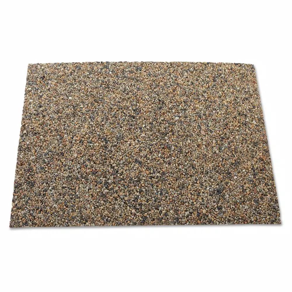 Rubbermaid Commercial Products Rubbermaid Commercial Landmark Series Stone River Rock Panels for 35 Gal. Containers (Case of 4)