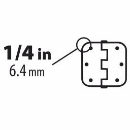 Everbilt 3-1/2 in. x 1/4 in. Radius Oil-Rubbed Bronze Steel Door Hinge, 24-Pack thumbnail 2