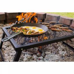 Lodge 12 in. Carbon Steel Skillet, Seasoned Black Heavy Duty Pan thumbnail 6