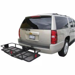 Erickson Steel Hitch Cargo Carrier, 500 lb. Capacity, 60 in. x 20 in., for 2 in. Receiver thumbnail 1
