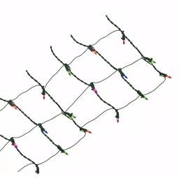 Home Accents Holiday 36 in. x 48 in. 50-Light Solar LED Multi-Color Net Light Set thumbnail 3