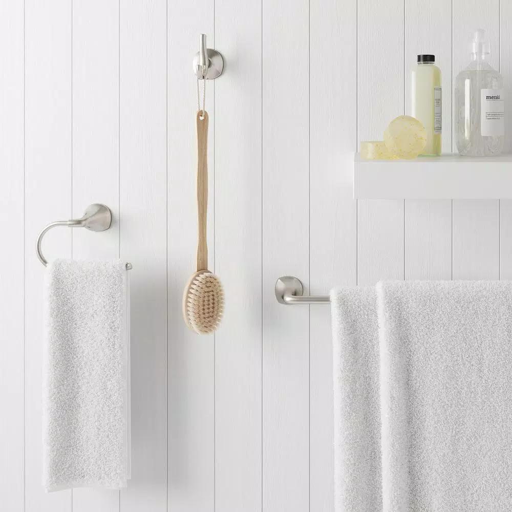 Pfister Ladera Hand Towel Holder in Spot Defense Brushed Nickel