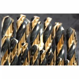 WEN 29-Piece HSS Jobber Drill Bit Set with Black Gold Finish and Carrying Case thumbnail 5