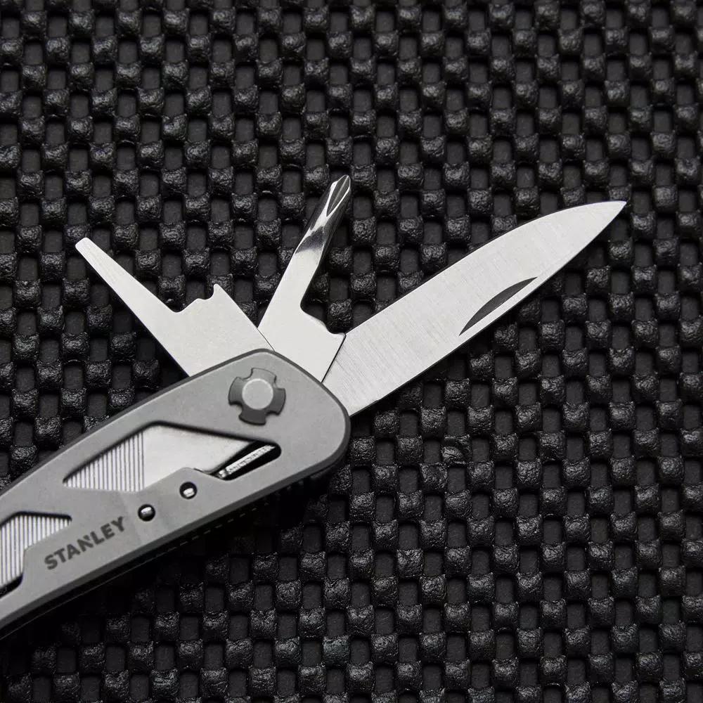 Stanley 12-in-1 Multi-Tool with Nylon Holster, Stainless Steel Hand Tool