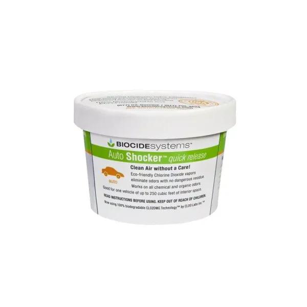 Biocide Systems Auto Shocker 11g Chlorine Dioxide ClO2 Odor Eliminator for Car Interiors