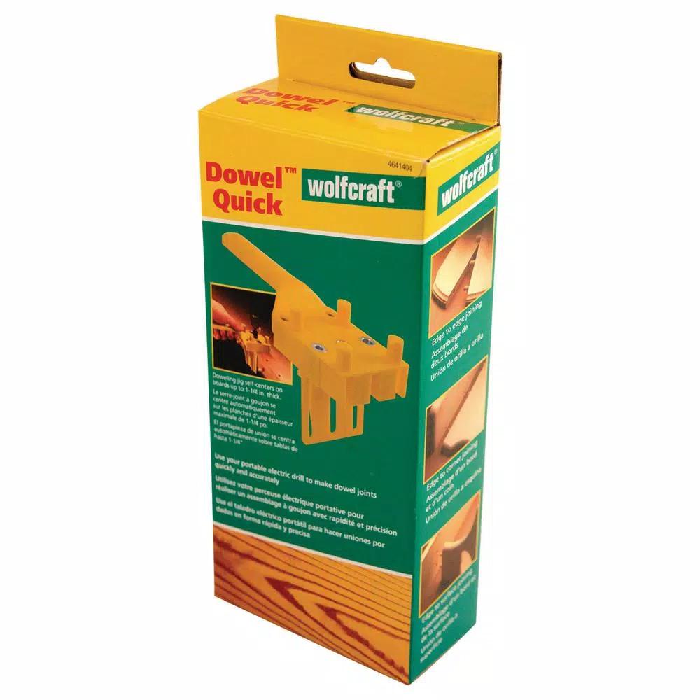 Wolfcraft Dowel Quick Dowelling Jig for 1/4 in., 5/16 in., and 3/8 in. Dowel Pins