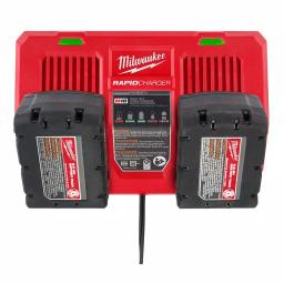 Milwaukee M18 18V Lithium-Ion Dual Bay Rapid Battery Charger thumbnail 2