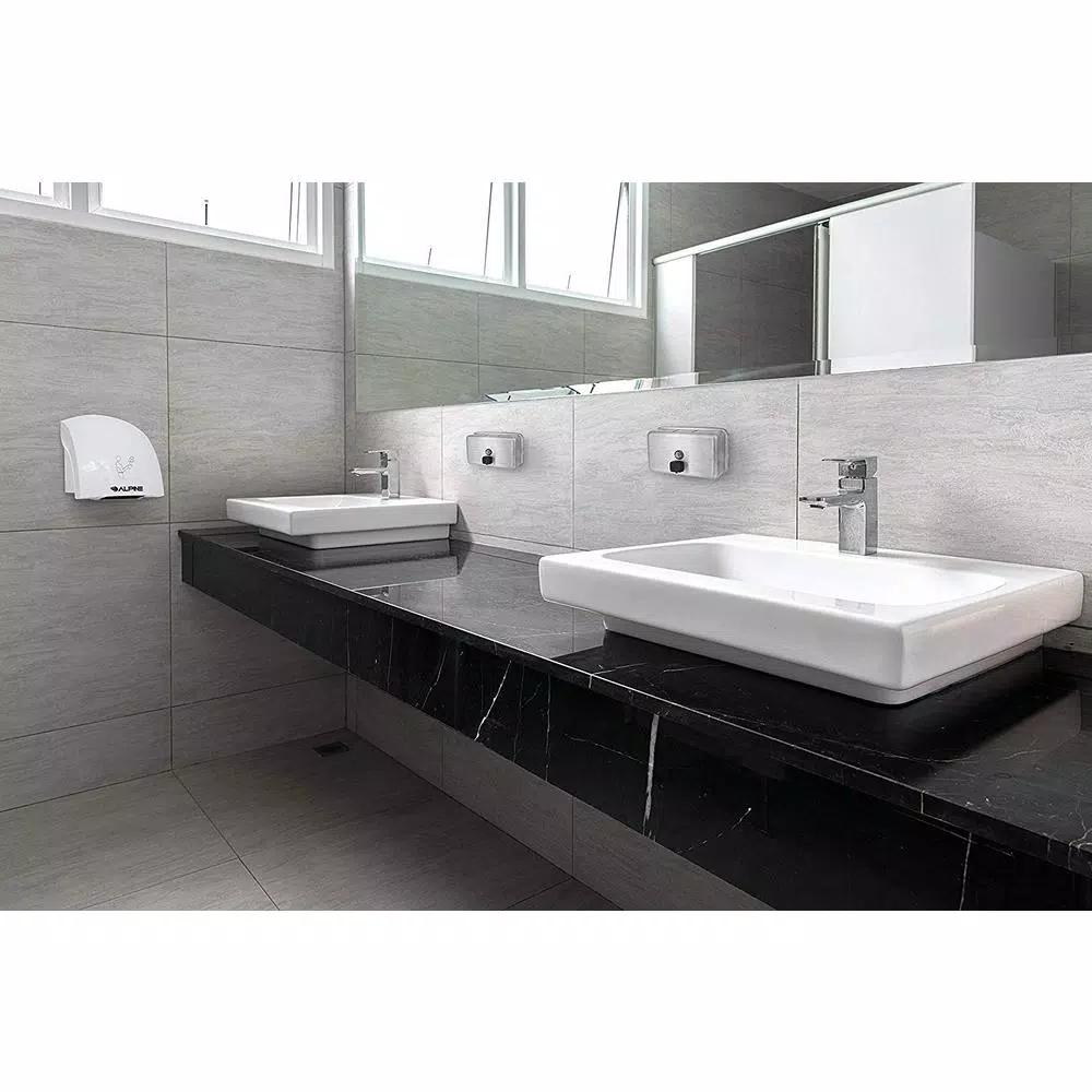 Alpine Industries Alpine 424-SSB 1200ml Stainless Steel Horizontal Manual Liquid Soap Dispenser