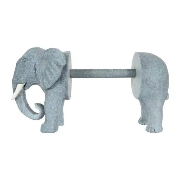 3R Studios Grey Elephant Shaped Freestanding Paper Towel Holder