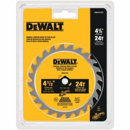 DEWALT Atomic 4-1/2 in. 24-Tooth Carbide Circular Saw Blade (5-Pack) thumbnail 3