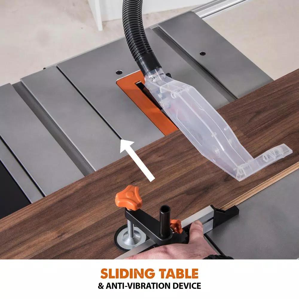 Evolution Power Tools RAGE5-S 15 Amp 10 in. Multi-Material Table Saw with Folding Stand