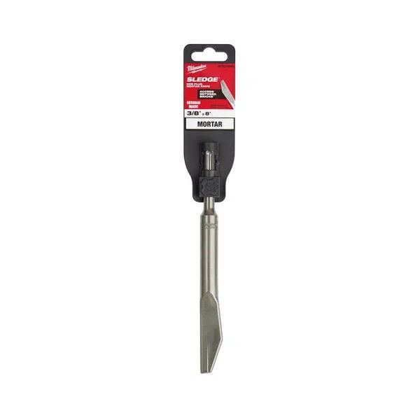 Milwaukee SDS-Plus SLEDGE 3/8 in. x 8 in. Steel Mortar Knife Chisel Bit