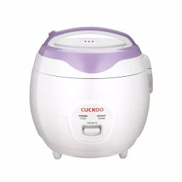 Cuckoo 6-Cup Electric Rice Cooker and Warmer, 3.2 Qt. Multi-Cooker with 3D Heating Technology, White/Purple thumbnail 1