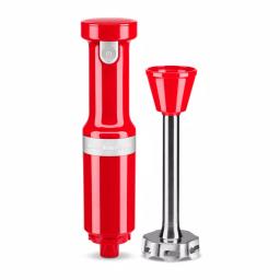 KitchenAid Cordless Variable Speed Hand Blender with Chopper and Whisk Attachments, Passion Red thumbnail 2