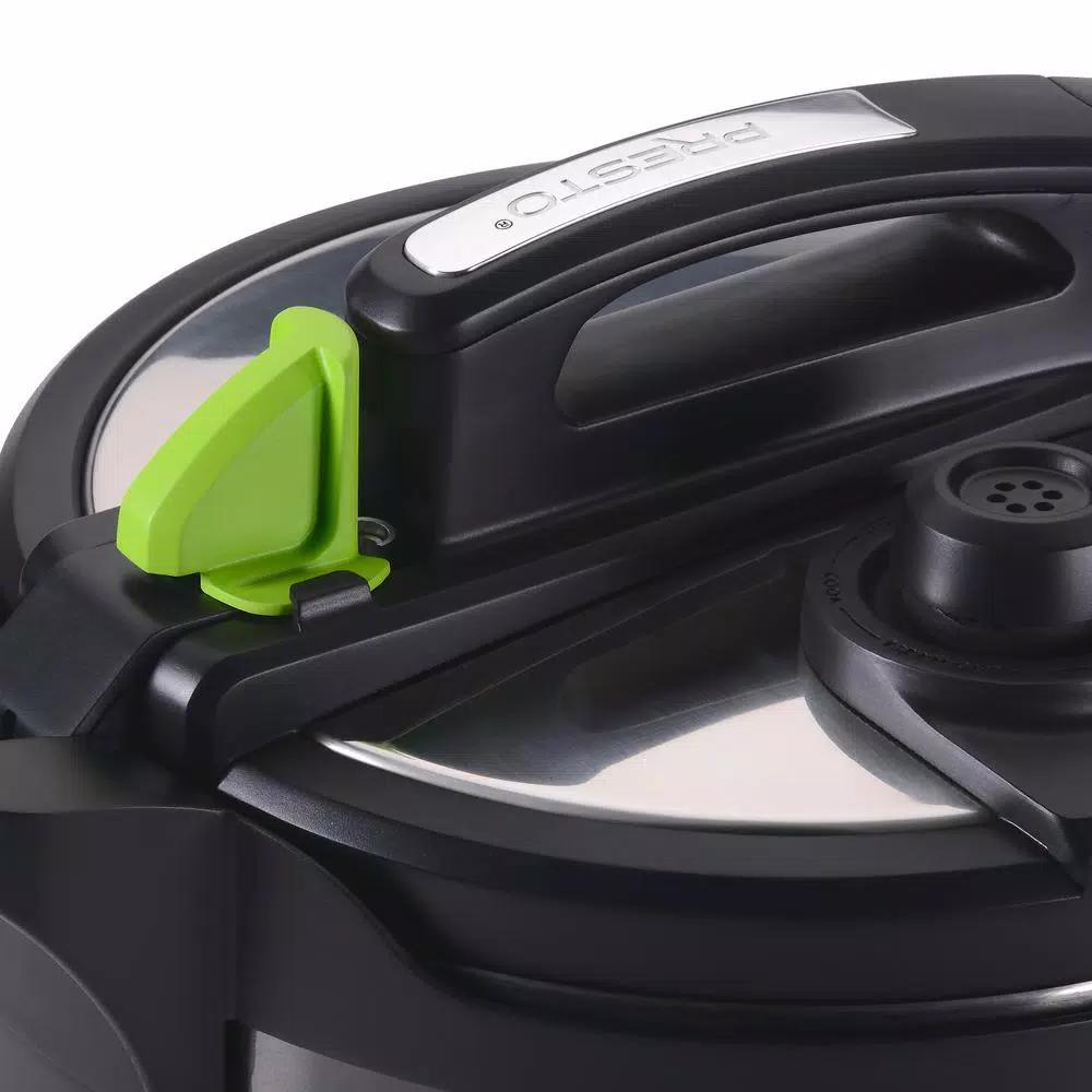 Presto 10 Qt. Black Stainless Steel Electric Pressure Cooker with 19 Programmed Settings