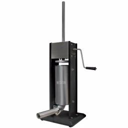 Weston 11 lb. Vertical Sausage Stuffer with Dual-Speed Gears and 4 Stainless Steel Funnels thumbnail 4