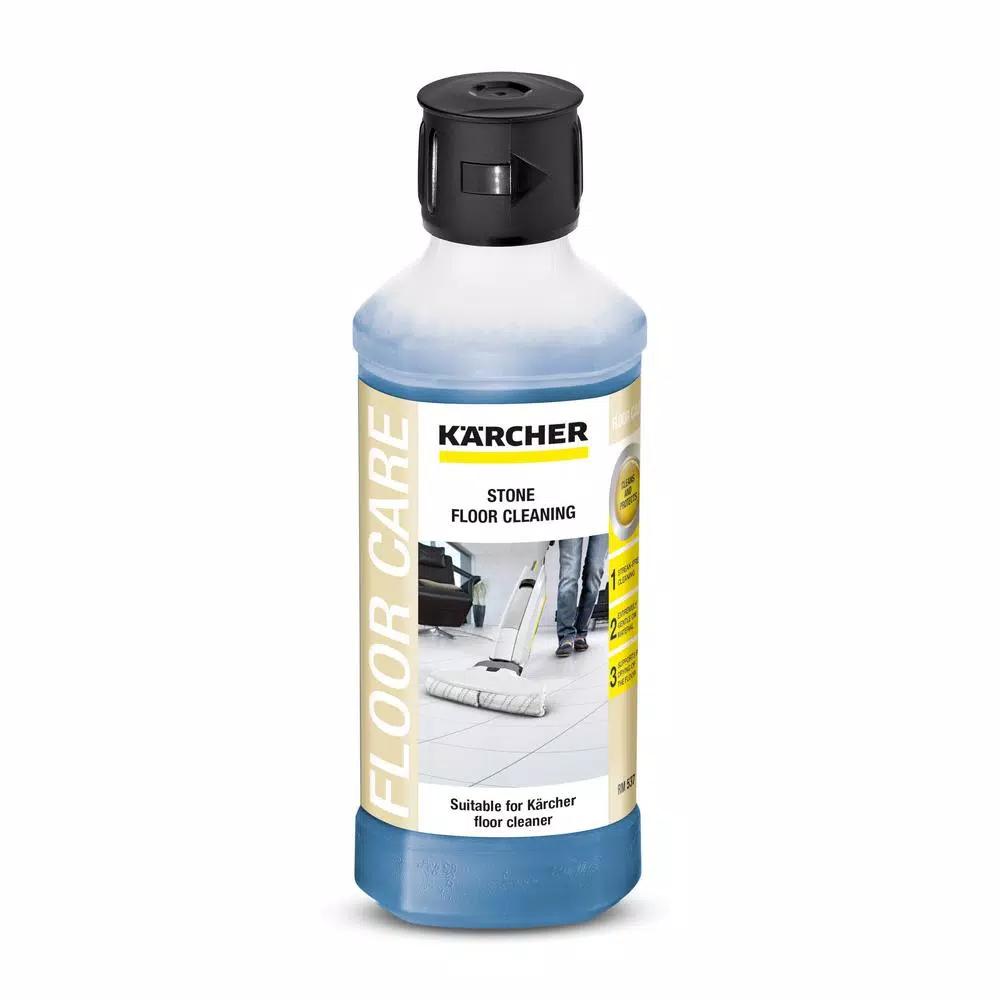 Karcher Stone Floor Cleaner - Concentrated Lemon Scented Liquid for Tile, Stone, Vinyl & Linoleum