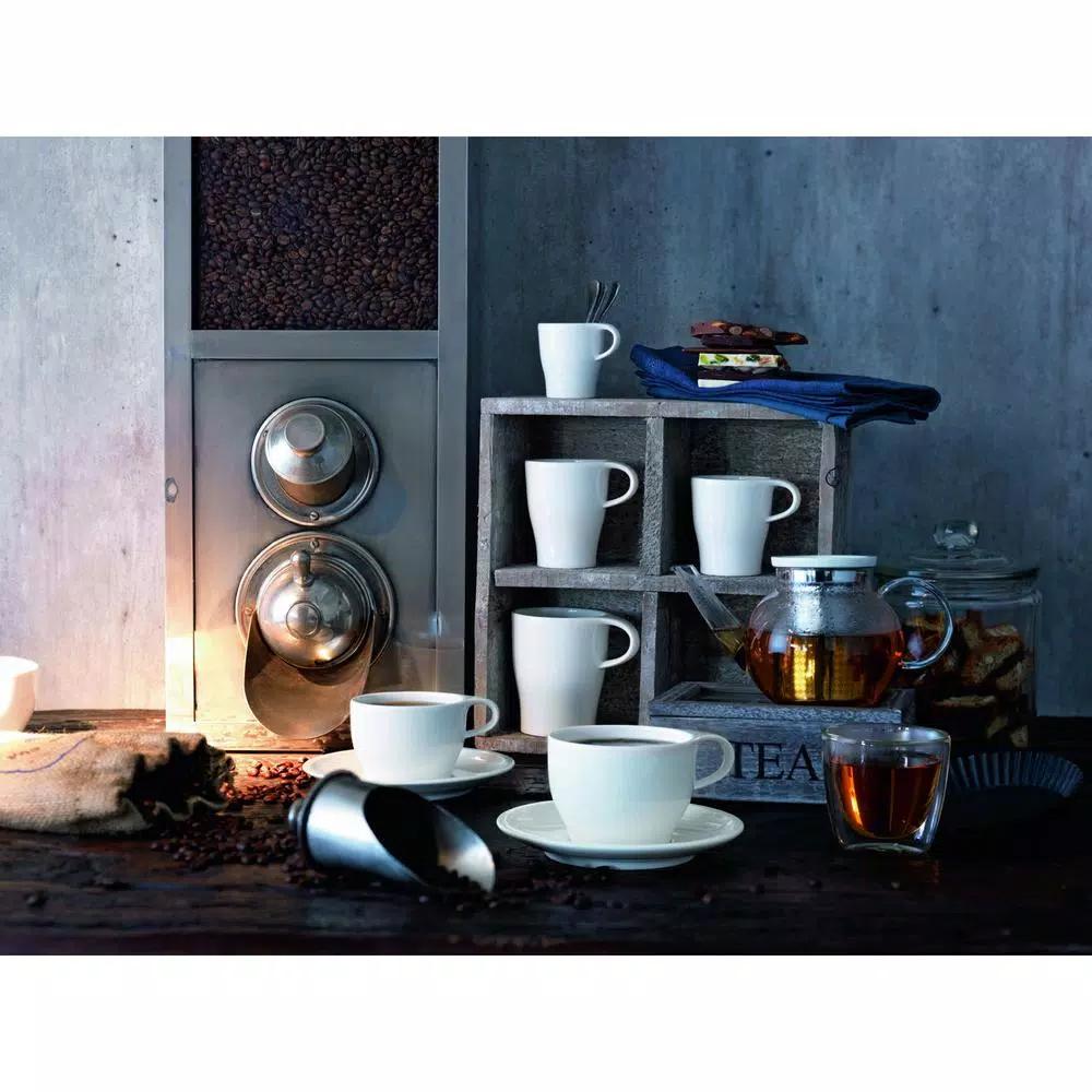 Villeroy & Boch Artesano Hot Beverages 2-Cup Double Walled Glass Teapot with Stainless Steel Strainer